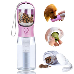 AVELORA botella-agua-perro-600ml, fácil de llevar y usar en paseos.