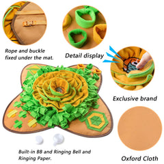 AWOOF Snuffle Mat, césped exterior para ocultar porciones pequeñas.