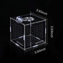 AWXZOM tapa flotante acrílica, diseño transparente para proteger alevines