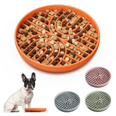 AXEFUN tazón de alimentación lenta con rompecabezas de silicona para perros que fomenta comer pausadamente.