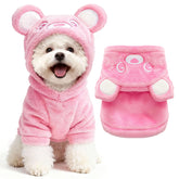 AXIIJGL abrigo oso capucha: ideal para fotos y paseos fríos.