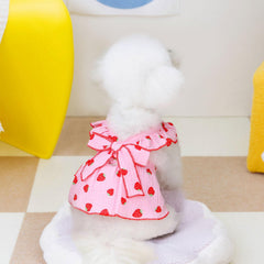 AXIIJGL vestido de algodón suave para perro pequeño, ideal para días de verano.