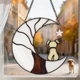 Ayadon recordatorio perro: suncatcher de ventana que añade calma y belleza con la luz.