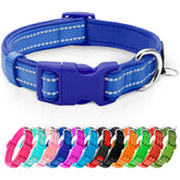 Collar azuza con banda reflectante para mayor visibilidad nocturna