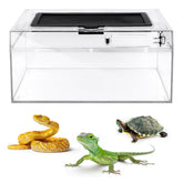 AZV terrario PC vista 360 para observar reptiles con claridad