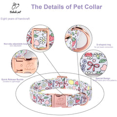 Collar Babole Pet con detalle lazo, añade encanto suave