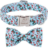 Babole Pet collar navideño con lazo, ideal para fotos festivas
