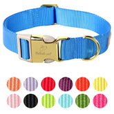 Babole Pet collar de nylon ajustable azul, cómodo para uso diario.
