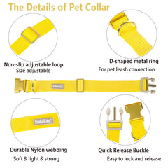 Hebilla rápida ABS en collar Babole Pet, ajuste sencillo y práctico