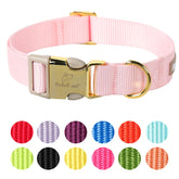 Babole Pet collar nylon rosado ajustable, cómodo para uso diario.