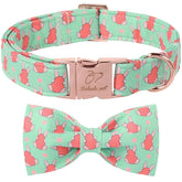 Collar Babole Pet con lazo de Pascua para paseo diario cómodo y seguro