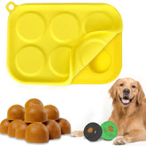 BABORUI moldes para golosinas de perro de 6 cavidades con tapa para Woof Pupsicle.
