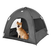 Babyezz, vista general de la casa-tienda impermeable para mascotas, interior y exterior.