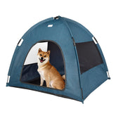 Refugio exterior Babyezz para gatos y perros, azul navy para exteriores