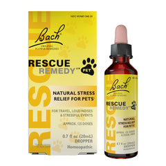 Bach Remedio Rescate, botella-20ml para calmar a tu mascota.