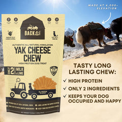 Back 40 Dogs Yak Cheese Himalaya: masticación larga para perros agresivos sin esfuerzo