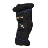 Back on Track botas de corvejón Deluxe en azul marino para uso diario en caballos