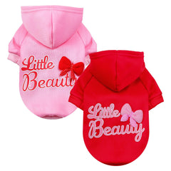 BAEJMJK suéter con capucha para perro pequeño rosado, perfecto para paseos con estilo