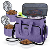 Bolsa BAGLHER de viaje para perros con múltiples bolsillos, organización fácil durante el viaje.
