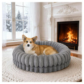 BALANCE cama donut para perros medianos con soporte ortopédico y confort duradero.