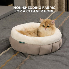 BALANCE cama-gato-bordes-soporte-cabeza: bordes elevados ofrecen soporte para la cabeza