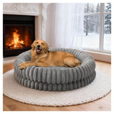 Cama BALANCE dona 43 pulgadas en gris para perros grandes, confort inmediato.