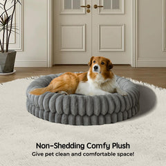 BALANCE cama perro con espuma panales y base estable para apoyo.