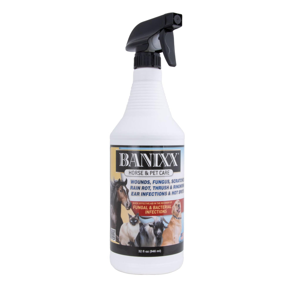 Banixx Caballo: botella de vertido para irritaciones superficiales en caballos.