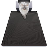 BANLYEO XL Alfombra para arena con borde elevado que contiene la arena.