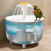 Baño grande para aves - enfoque interior y higiene mejorada.