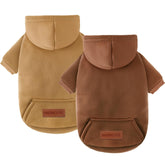 Baobicute doble pack sudadera capucha para perros, abriga y protege durante paseos fríos.
