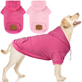Baobicute sudadera para perros dos-pack capucha rosa, cómodo y cálido para paseos