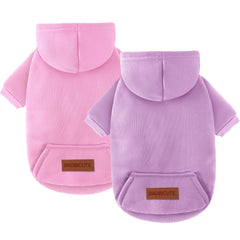 Baobicute sudadera para perro con capucha, ideal para paseos y estilo diario.