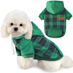 Baobicute hoodie para perros, vista frontal, ajuste cómodo.