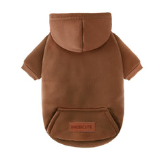 Baobicute abrigo con capucha, detalle de diseño para estilo y confort.