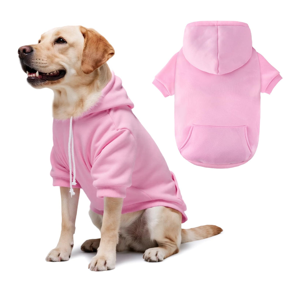 Baobicute Dog Basic Hoodie - frente mostrando ajuste cómodo para paseos diarios.
