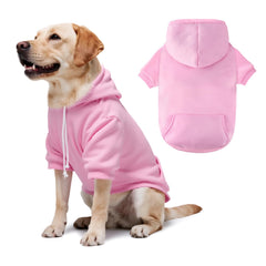 Baobicute Dog Basic Hoodie - frente mostrando ajuste cómodo para paseos diarios.