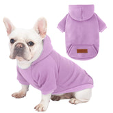 BAOBICUTE sudadera para perro con forro polar: mantiene cálido al perro durante paseos.