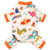 BAOBICUTE pijama para perro con diseño fresa, cómodo para dormir