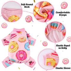Baobicute pijama perro diseños variados, perfecto para fotos