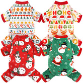 Baobicute pijamas para perro, frente de cuatro piezas, cómodo y suave