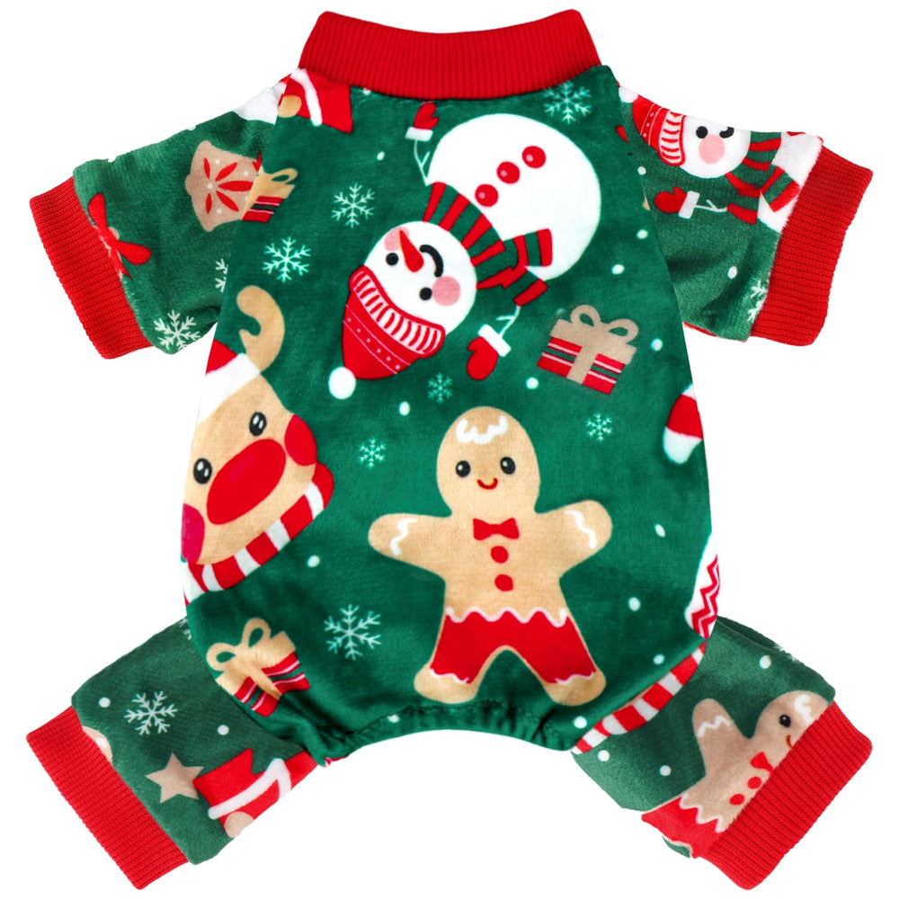 Baobicute pijamas para perros con estampado fresa, comodidad para dormir