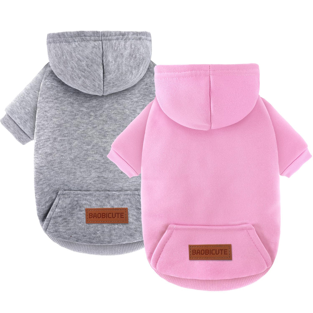 Baobicute sudadera con capucha para perro pequeño, mantiene el calor.