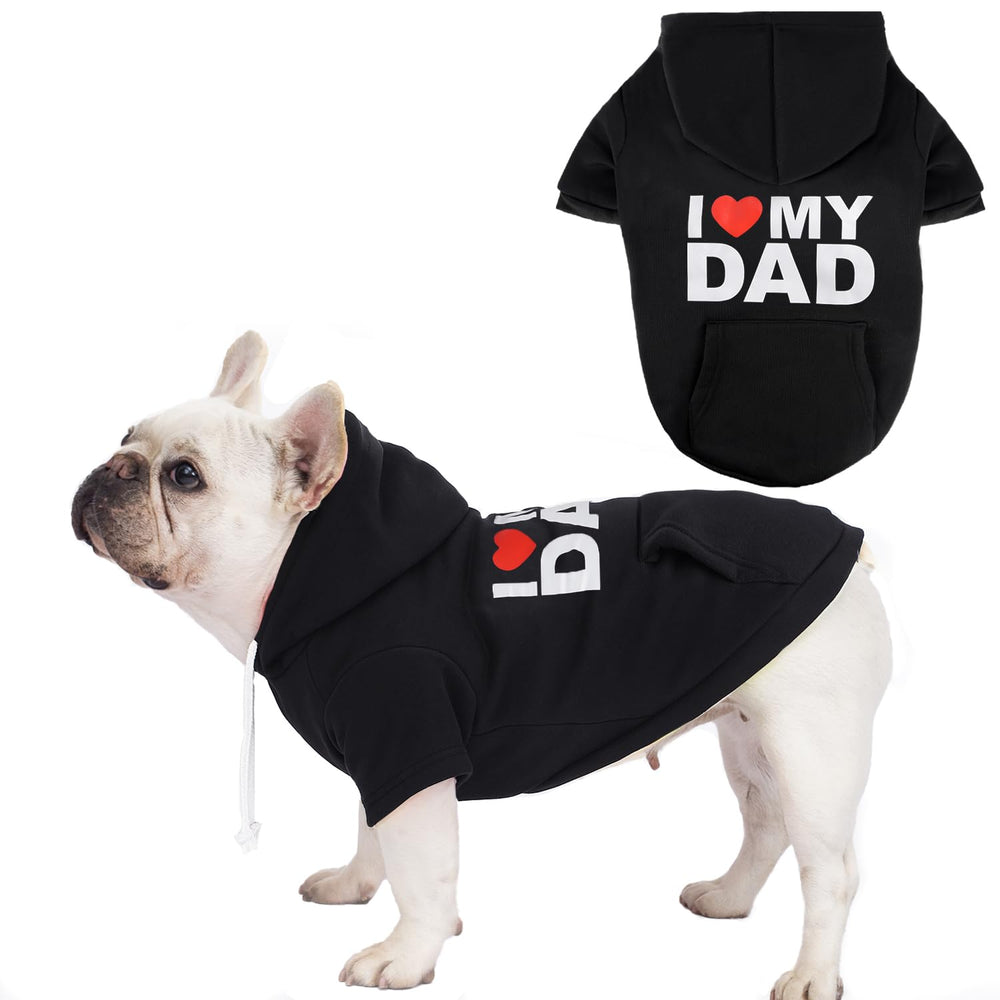 Baobicute sudadera para perro con capucha a cuadros, ideal para paseos.