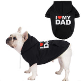 Baobicute sudadera para perro con capucha a cuadros, ideal para paseos.