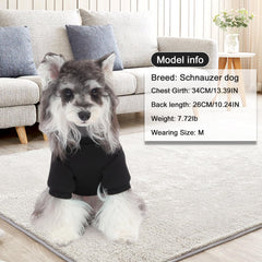 Baobicute sudadera para perro, forro felpa denso y calor suave