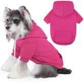 Baobicute sudadera frontal para perro Rosa, abriga durante paseos fríos