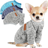baobicute sudadera para perro pequeno con forro polar calor de invierno