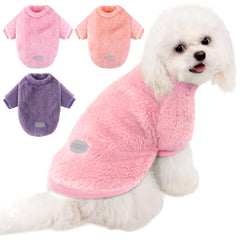 Baobicute suéter rosa para perro pequeño, suave y cómodo para paseos diarios