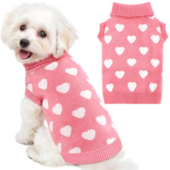 Baobicute sudadera para perro San Valentín con corazones, ideal para paseos festivos